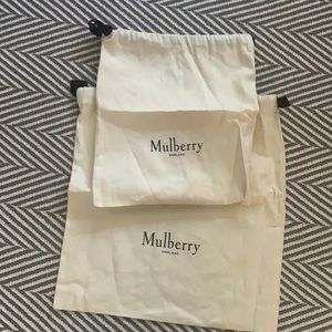 Mulberry England dust bags